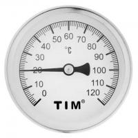 Термометр аксиальный с гильзой 20 мм 80 C° 43 мм TIM